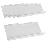 MagiDeal 5X durchsichtiges -Regal, Regale zum Aufhängen, schwebendes Regal, Slat-Wandregale,...