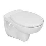 LAVITA Wand-WC Arctic | Hänge Toilette | Toilettendeckel mit Absenkautomatik & Metallscharniere |...
