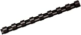 Fellowes Binderücken für Plastikbindung, 12 mm Durchmesser, 21 Ringe, für A4 Dokumente, schwarz,...