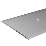 PROVISTON | Übergangsprofil | Aluminium eloxiert | Silber | Breite 80 mm | Höhe 3.5 mm | Länge...