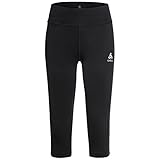 Odlo Damen Essentials_322991 3/4 Lauftight, Schwarz, M EU