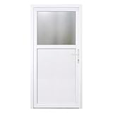 HORI® Haustür Kellertür Kunststoff Nebeneingangstür Komplettset Hauseingangstür, vielseitig...