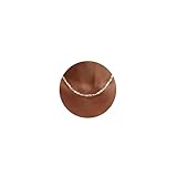 Dochais Perlen Kette Damen Frauen Gold Silber Halskette mit 4x6mm Unregelmäßige Süßwasserperlen...