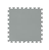 Bestway | Flowclear Pool-Bodenschutzfliesen | 9 Stück á 50 x 50 cm | Grau | ideal um Schutz des...