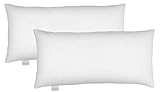Bodyprotect Ecoline Kopfkissen 2 Stück 40 x 80 cm, 2er Set Kissen, Doppelpack Bettwaren Set aus...