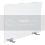 PLEXIDIRECT Spuckschutz Plexiglas Schutzwand Thekenaufsatz Trennwand für Büro Schreibtisch...