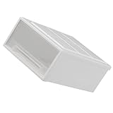 SHINEOFI Stapelbare Aufbewahrungsbox mit Schublade 5l aus Robustem Pp Kunststoff Transparent für...