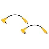 sourcing map Cinch-Kabel, 1 Cinch-Stecker auf 1 Cinch-Buchse, 0,2 m, Audio-Video-Lautsprecherkabel...