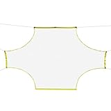 Fußballtor Zielnetz, Fußballtornetz, Fussballnetz für den Garten im Freien, Wetterfeste tragbare...