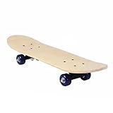 Kinder-Skateboard – 43 cm großes Kinder-Skateboard, Jugend-Kunsttafel, leeres Holzdeck, leichte...