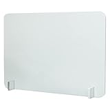 WOFASHPURET Trennwand 20X12 Zoll Transparent Spritzschutz Panel Für Büro Schule Und Esszimmer...