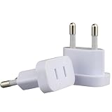 US Auf EU-Steckdose Adapter, Internationales Reise-Ladegerät, Tragbarer Adapter für Fön Kamera...