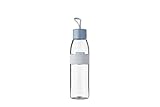 Mepal Trinkflasche Ellipse Nordic blue – 500 ml Inhalt – auch für kohlensäurehaltige Getränke...