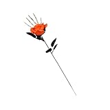 omiinitio Verstellbarer Skelett Hand Rosenstiel Halloween Dekoration Seide Blumenarrangement Für...