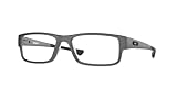 Oakley Airdrop OX8046 804613 55MM Satin Light Steel Rectangle Eyeglasses for Men + BUNDLE With...
