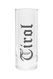 Schnapsstamperl mit Tirol Gravur – 2 cl – Hochwertiges Schnapsglas aus Glas – Made in...
