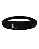 WATERFLY Laufgürtel für Handy Handytasche Joggen: Lauf Gürteltasche Flache Bauchtasche Damen...