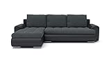 Tokio VI - Ecksofa mit Schlaffunktion und Bettkasten B:234cm, T:160cm, H:85cm, Wohnlandschaft mit...
