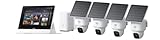 eufy eufyCam Kamera 4er-Pack Solar, Homebase mit Smart Display, 360° Schwenk, KI-Tracking,...