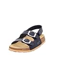 Superfit Jungen Fussbettpantoffel Sandalen, Ocean, 36 EU