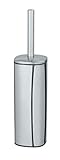 WENKO Stand WC-Garnitur Alassio, geschlossener Bürstenhalter inkl. WC-Bürste, Bürstenkopf Ø 8,5...
