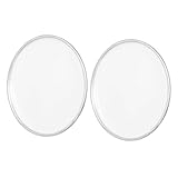 LRXIYODE 2 Stück Teiliges Transparentes Doppel lagiges Trommelfell Langlebige Drum Haut Ersatz...