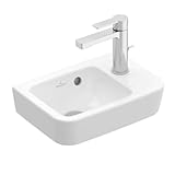 Villeroy & Boch O.Novo Handwaschbecken mit 1 Hahnloch rechts 36x25x9,5cm Weiß