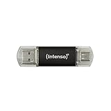 Intenso Twist Line 32 GB, Dual USB-Stick 3.2 Gen 1x1, USB-C und USB-A, 70MB/s, Anthrazit