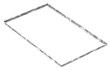 Fenau - Gitterrost-Zarge 600 x 1000 x 23 mm für Rosthöhe von 20 mm, verzinkt – mit Aussparung...