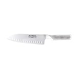 Global Knives G-80 Santokumesser mit 18 cm Klinge, CROMOVA 18 Edelstahl