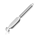 Luvan Fischschuppen Entferner Edelstahl 3-in-1,Fischentschupper Werkzeug für...