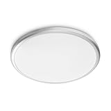 Philips LED Spray Deckenleuchte (12 W), IP44 wasserbeständige Badezimmerleuchte mit warmweißem...