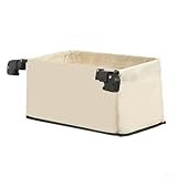 Wagon Cart Tail Storage Solution Perfect for Carrying Items in Gardens and Campsites (white(for 12.7...