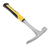 Geologen Hammer Gesenkgeschmiedeter Mauerhammer mit spitzer Spitze und Stoßdämpfung