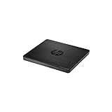 HP externes CD-/ DVD Laufwerk inkl CD und DVD Brenner mit USB Anschluss (F6V97AA) schwarz