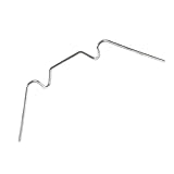 Zelsius Stahl Gewächshausklammern (100 Stück) | rostfrei und sturmfest | 85 x 30 mm | Klammern...