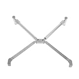 WOURRD Ergonomischer Laptop-Kühler, X-Ständer, zusammenklappbar, tragbar, Aluminium, für Laptop...