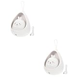 DOITOOL 2St Kaninchen-Nachtlicht bunny lamp schlafzimmer LED-Wandleuchten USB-Ladelicht...