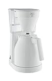 Melitta 1023-05 Easy Therm Filterkaffeemaschine, Kunststoff, 1 liters, weiß