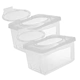 OSKOE 6 Stück Baby Feuchttücher Box Kunststoff Behälter Tragbare Auto Heizung Auto Tissue Box...