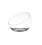 Hakbijl Glasschale Innis mit schrägem Rand H. 10cm D. 12,5cm Glas