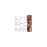 Adramata 12/14Pcs 16G Helix Piercings Chirurgenstahl Ohrringe Piercing Set Flatback Ohrstecker Ohr...