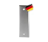 BAUHELD® Rolladengurt Abdeckung Metall Geschlossen - 185mm Lochabstand [1 Stück] - Maxi Unterputz...