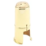 OriGlam Altsaxophon Mundstück-Kappe, Holzblas-Kappe Altsaxophon, Gold