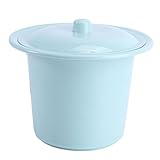 LOLIPPYY Plastik Urinal mit Deckel für Senioren Geruchsdichtes Nachttopf design Tiefes Fass...