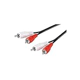 Goobay 50097 Stereo Cinchkabel 0,5m / 2x Cinch-Stecker auf 2x Cinchstecker / RCA Kabel Subwoofer...