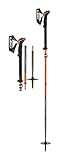 LEKI Sherpa FX Carbon Strong Skistöcke, orange-Denimblue, 120-140cm