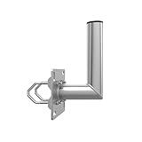 Premium X 15cm Balkon-Ausleger Aluminium Geländer Balkon-Halterung für Satelliten-Schüssel...