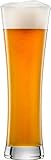 SCHOTT ZWIESEL Weizenbierglas Beer Basic 0,5 l (4er-Set), geradlinige Weizengläser für Weizenbier,...