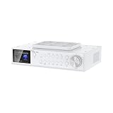 Regent 200 Küchenradio Unterbau Dab Radio mit Bluetooth FM/DAB+ Radio mit Led Leiste Küche,...